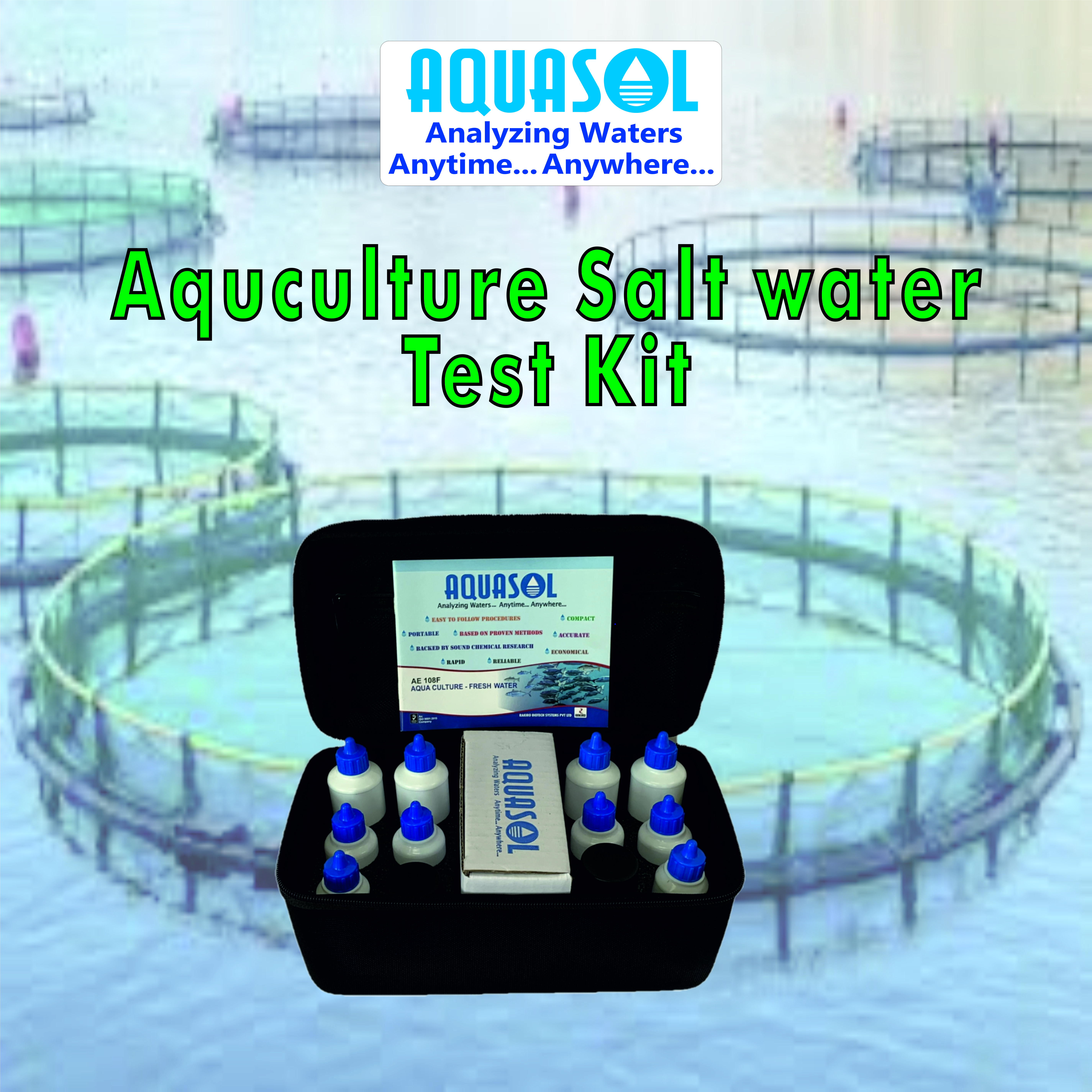 AE118S-Aquaculture Salt Water Test Kit